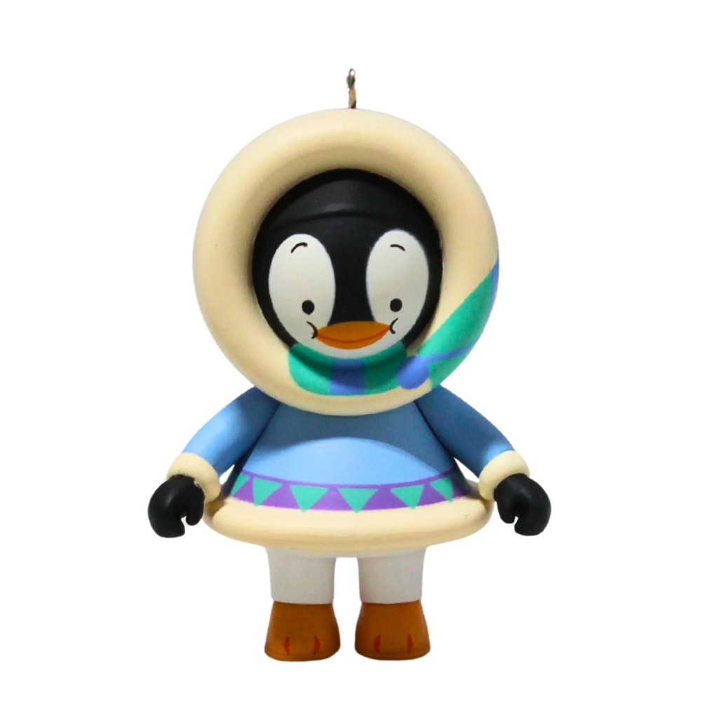 Hallmark Polar Penguin Mystery Ornament Blue 2011 Keepsake Christmas no box